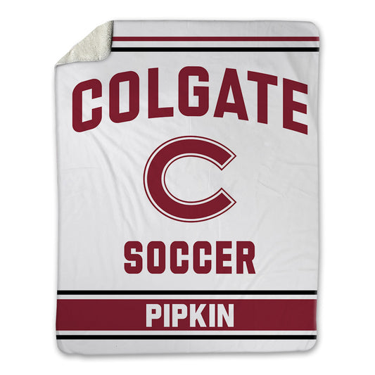 Colgate - NCAA Men's Soccer : Blake Pipkin - Blanket-0