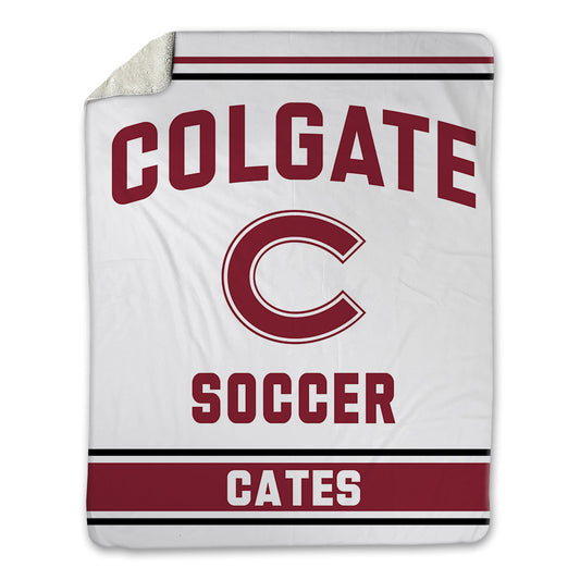 Colgate - NCAA Men's Soccer : Connor Cates - Blanket-0