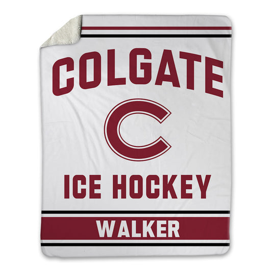Colgate - NCAA Women's Ice Hockey : Farah Walker - Blanket-0