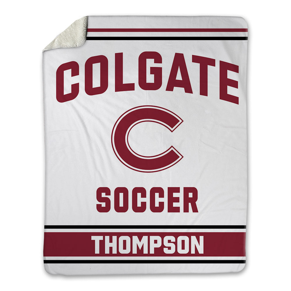 Colgate - NCAA Women's Soccer : Chloe Thompson - Blanket-0