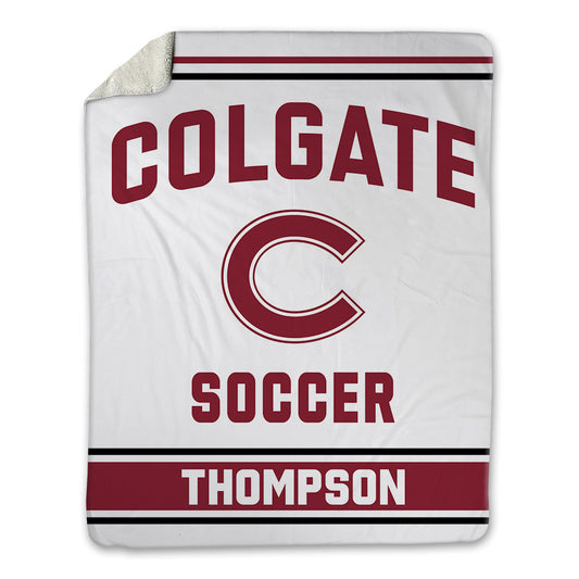 Colgate - NCAA Women's Soccer : Chloe Thompson - Blanket-0