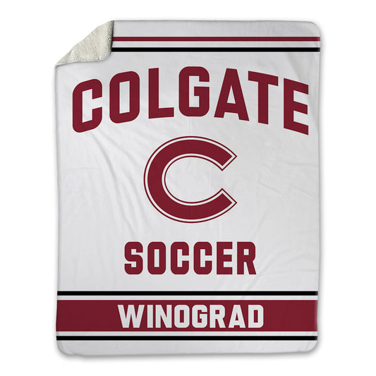 Colgate - NCAA Men's Soccer : Liam Winograd - Blanket-0