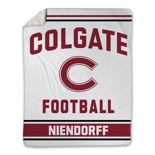 Colgate - NCAA Football : Hal Niendorff - Blanket-0