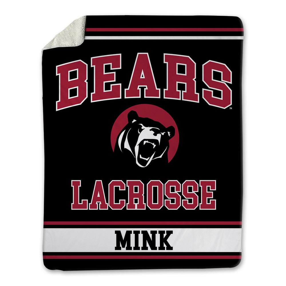 Lenoir Rhyne - NCAA Men's Lacrosse : John Mink - Blanket-0