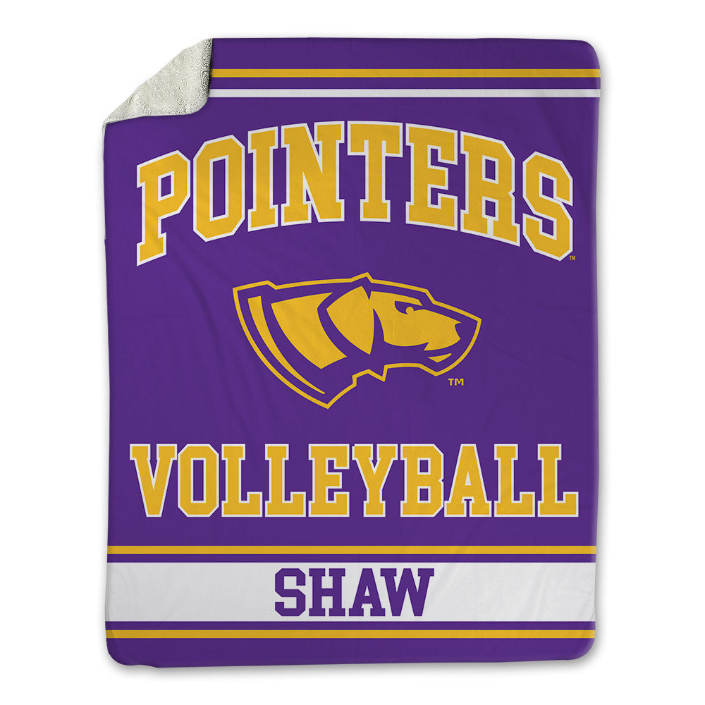 UWSP - NCAA Women's Volleyball : Lauren Shaw - Blanket-0