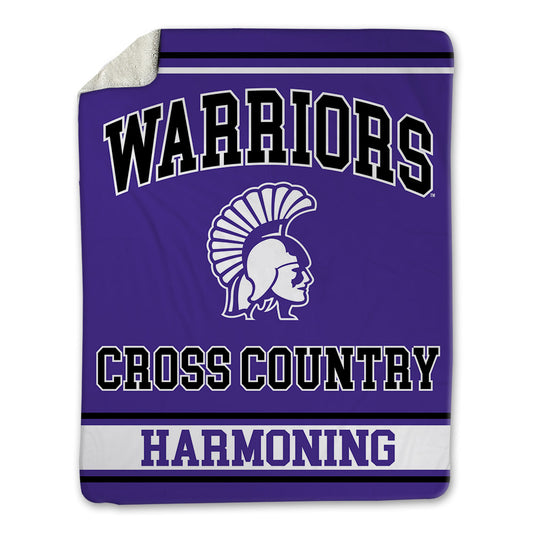 Winona - NCAA Men's Cross Country : Wyatt Harmoning - Blanket-0