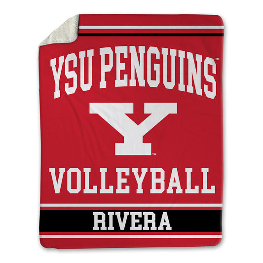 Youngstown State - NCAA Women's Volleyball : Juliana Rivera - Blanket-0