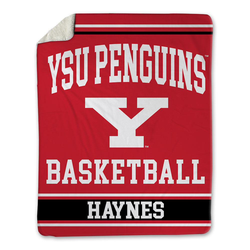 Youngstown State - NCAA Men's Basketball : Jaiden Haynes - Blanket-0