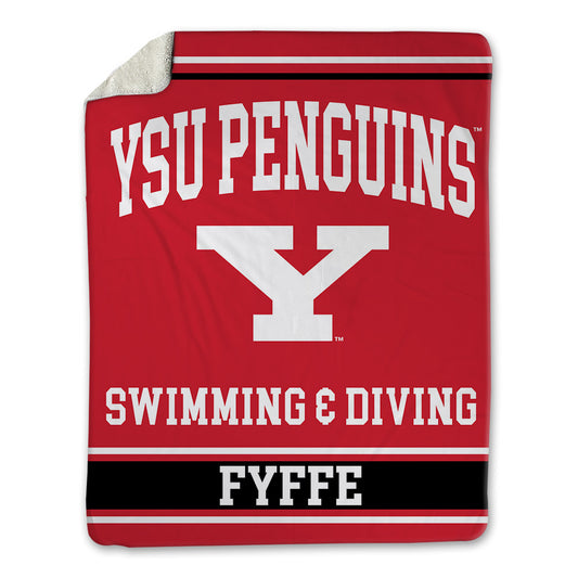 Youngstown State - NCAA Men's Swimming & Diving : Chase Fyffe - Blanket-0