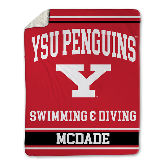 Youngstown State - NCAA Men's Swimming & Diving : Kyle McDade - Blanket-0