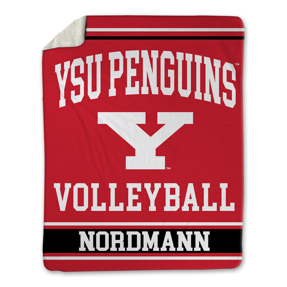 Youngstown State - NCAA Women's Volleyball : Taya Nordmann - Blanket-0