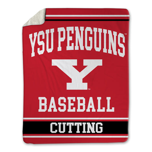 Youngstown State - NCAA Baseball : Garrett Cutting - Blanket-0