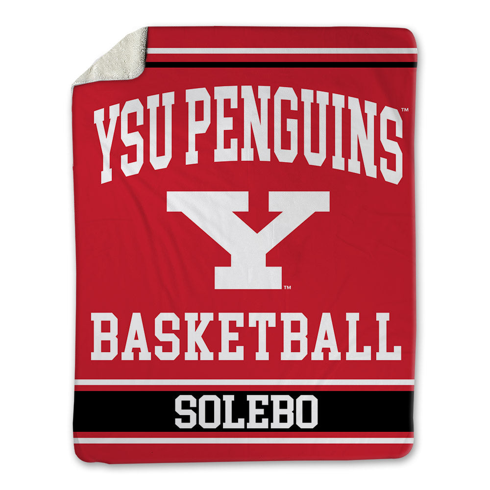 Youngstown State - NCAA Men's Basketball : Shaheed Solebo - Blanket-0