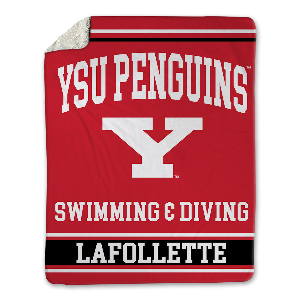 Youngstown State - NCAA Women's Swimming & Diving : Owynn LaFollette - Blanket-0