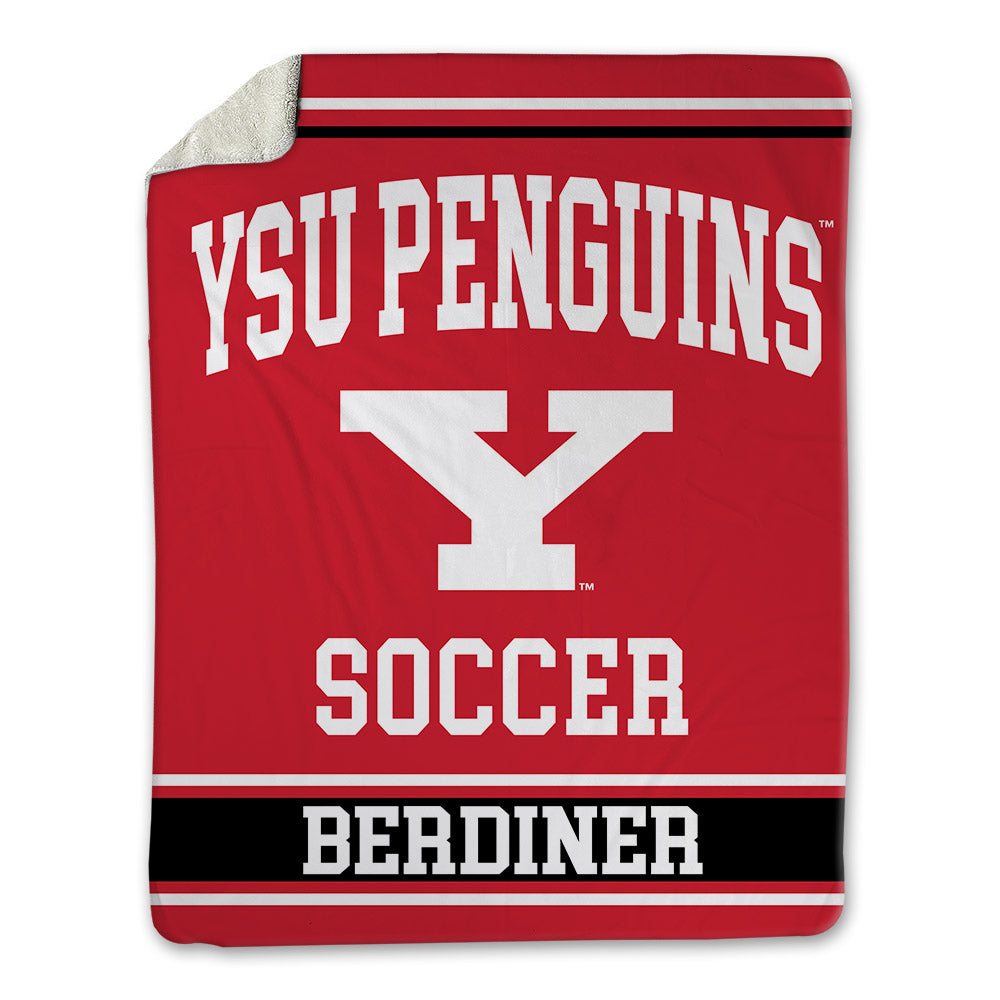 Youngstown State - NCAA Women's Soccer : Emma Berdiner - Blanket-0