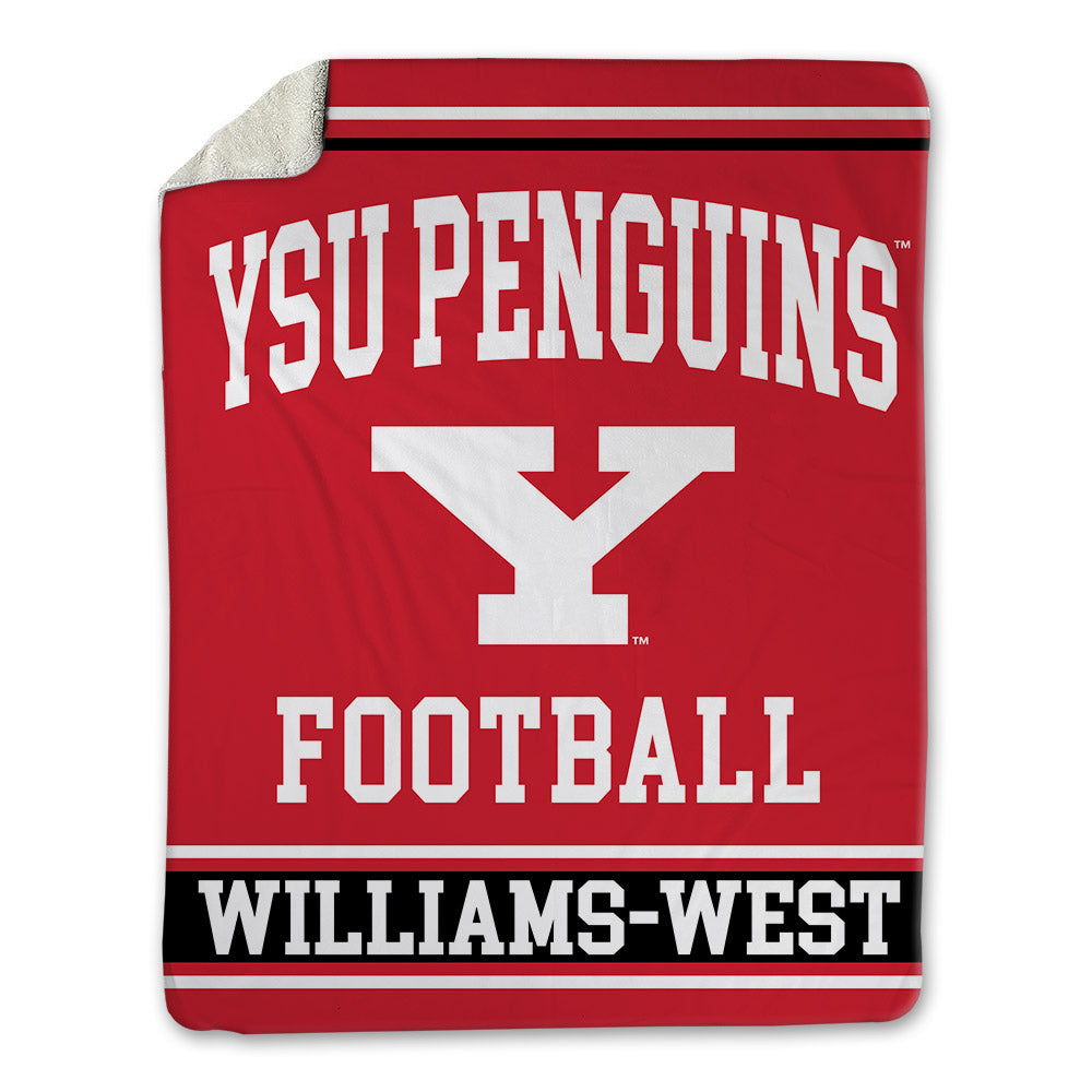 Youngstown State - NCAA Football : Jussiah Williams-West - Blanket-0