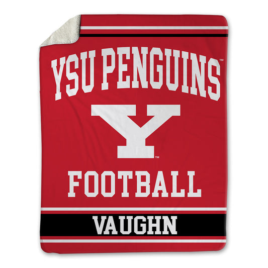 Youngstown State - NCAA Football : Aden Vaughn - Blanket-0