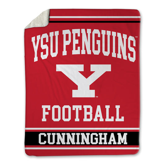 Youngstown State - NCAA Football : Carson Cunningham - Blanket-0