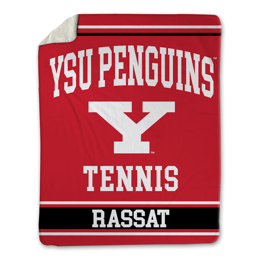 Youngstown State - NCAA Men's Tennis : William Rassat - Blanket-0