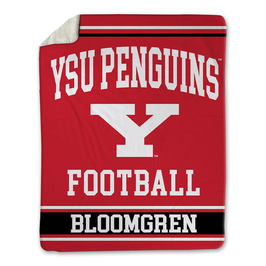 Youngstown State - NCAA Football : Christian Bloomgren - Blanket-0