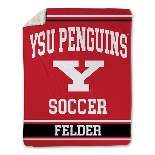 Youngstown State - NCAA Women's Soccer : Sara Felder - Blanket-0