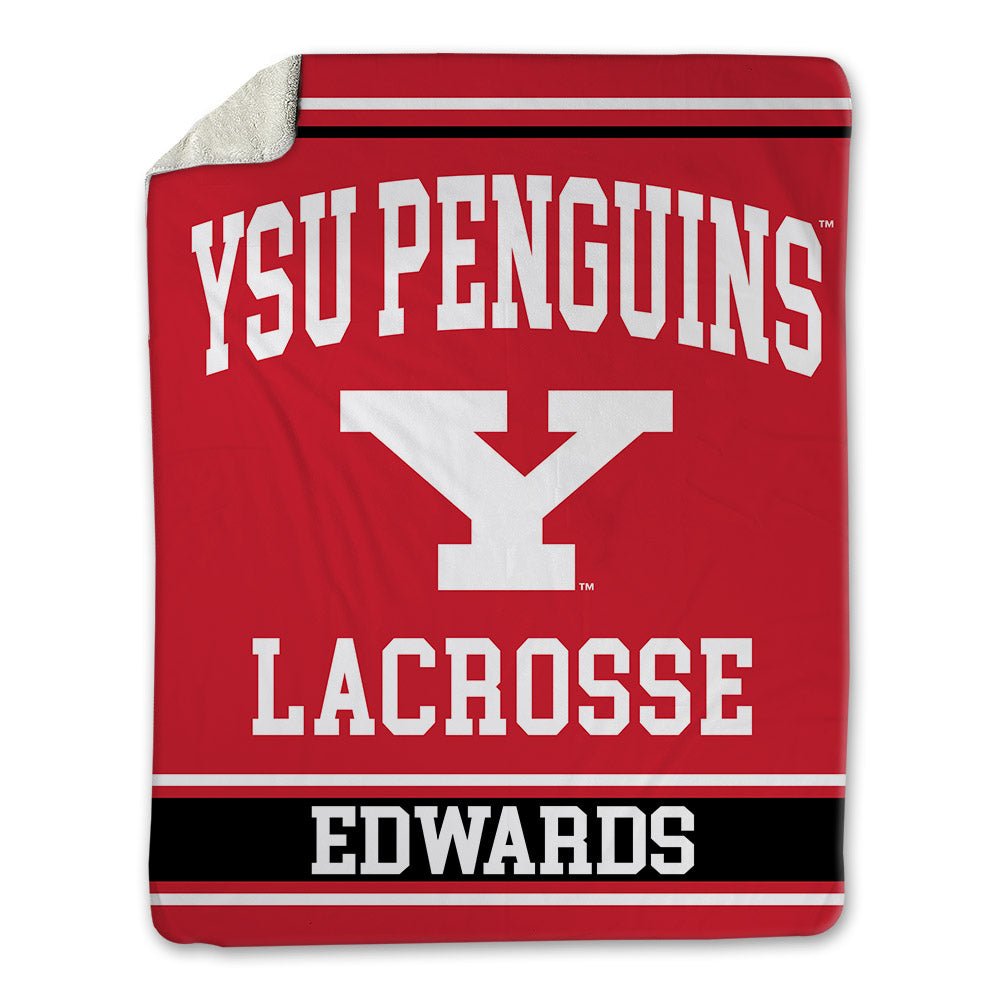 Youngstown State - NCAA Women's Lacrosse : Alyssa Edwards - Blanket-0