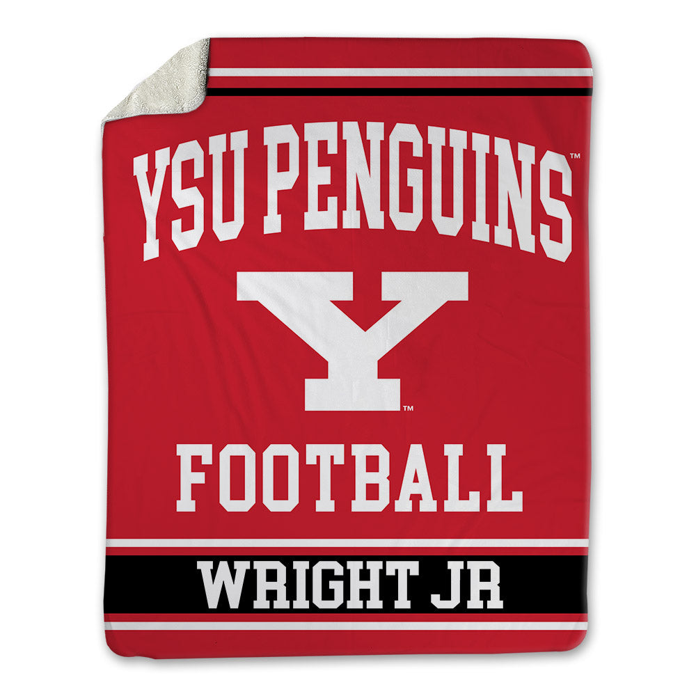 Youngstown State - NCAA Football : Mike Wright jr - Blanket-0
