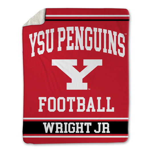 Youngstown State - NCAA Football : Mike Wright jr - Blanket-0