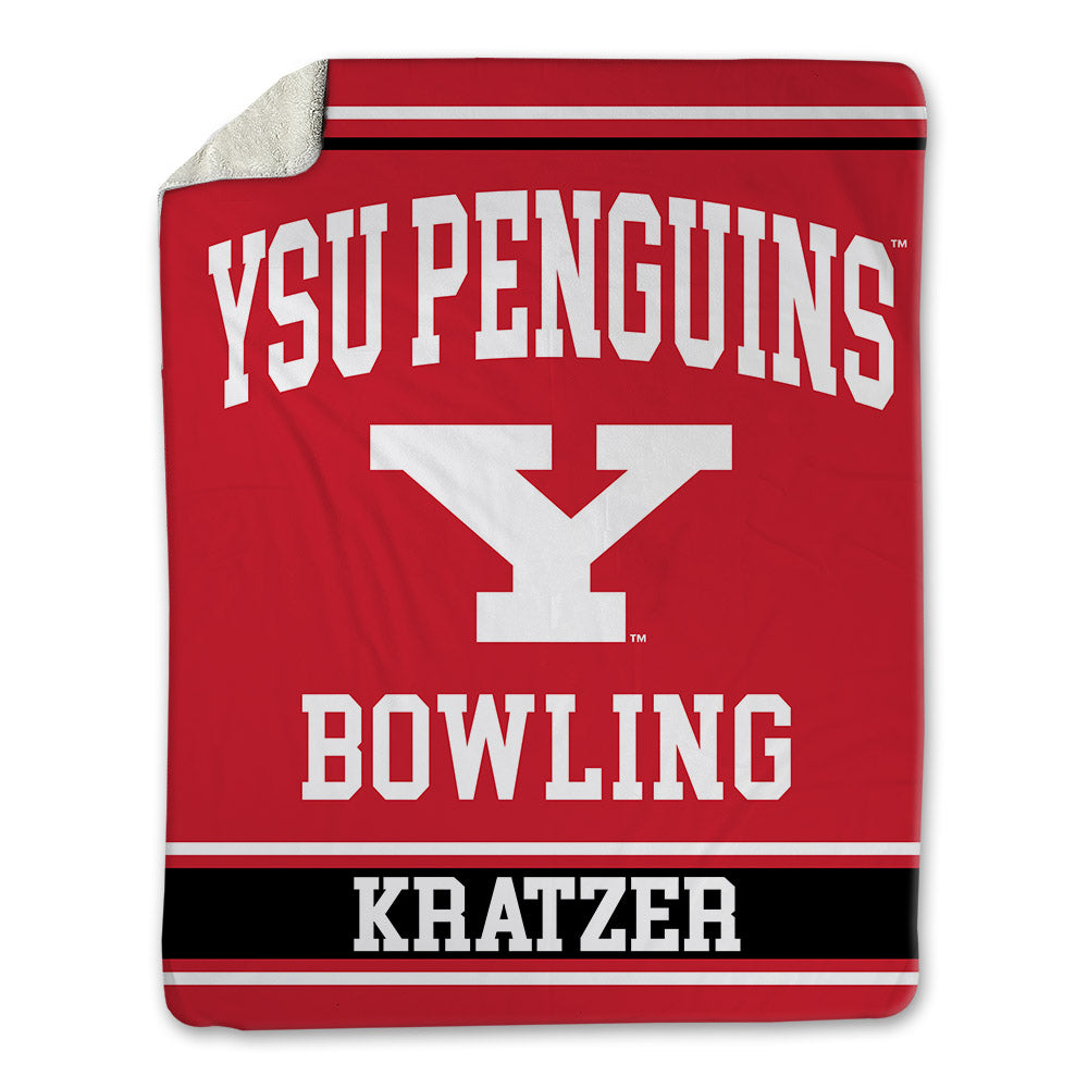 Youngstown State - NCAA Women's Bowling : Leyna Kratzer - Blanket-0