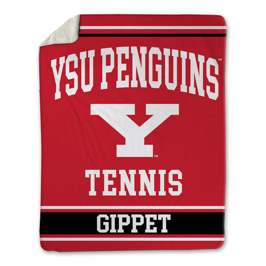 Youngstown State - NCAA Men's Tennis : Oscar Gippet - Blanket-0
