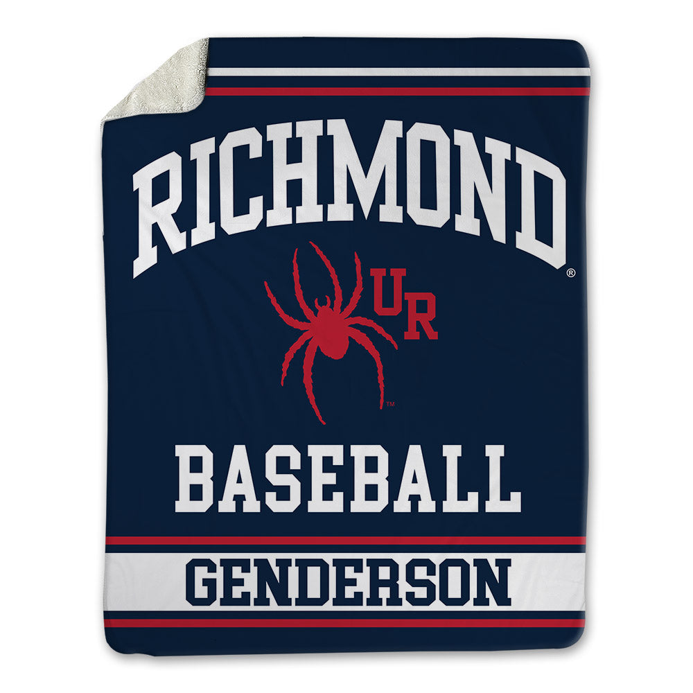 Richmond - NCAA Baseball : Max Genderson - Blanket-0