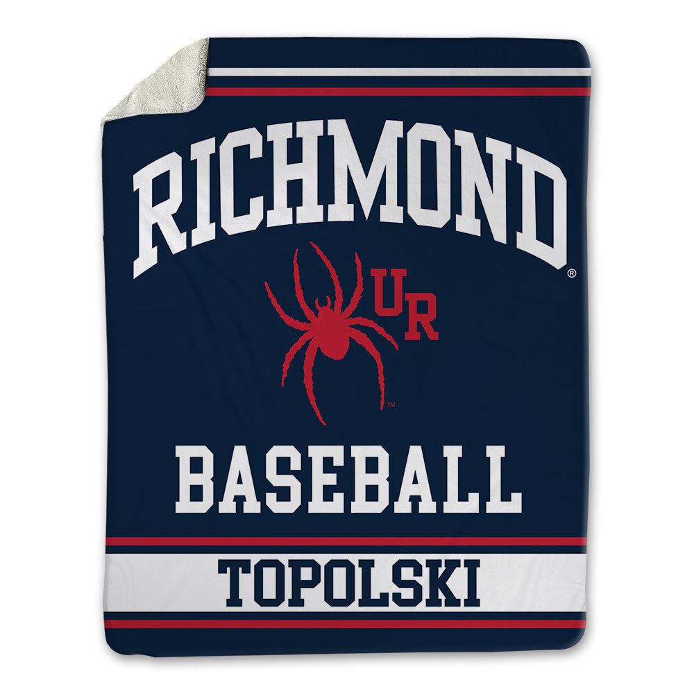 Richmond - NCAA Baseball : Chase Topolski - Blanket-0