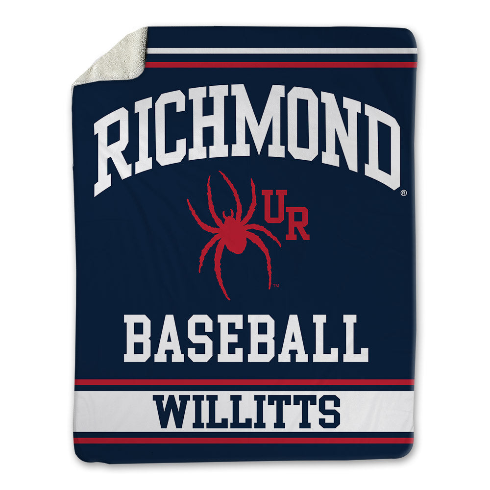 Richmond - NCAA Baseball : Josh Willitts - Blanket-0