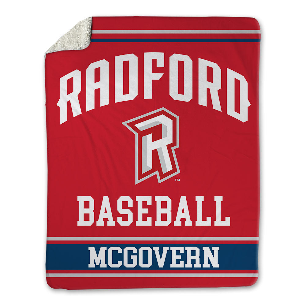 Radford - NCAA Baseball : Matthew McGovern - Blanket-0