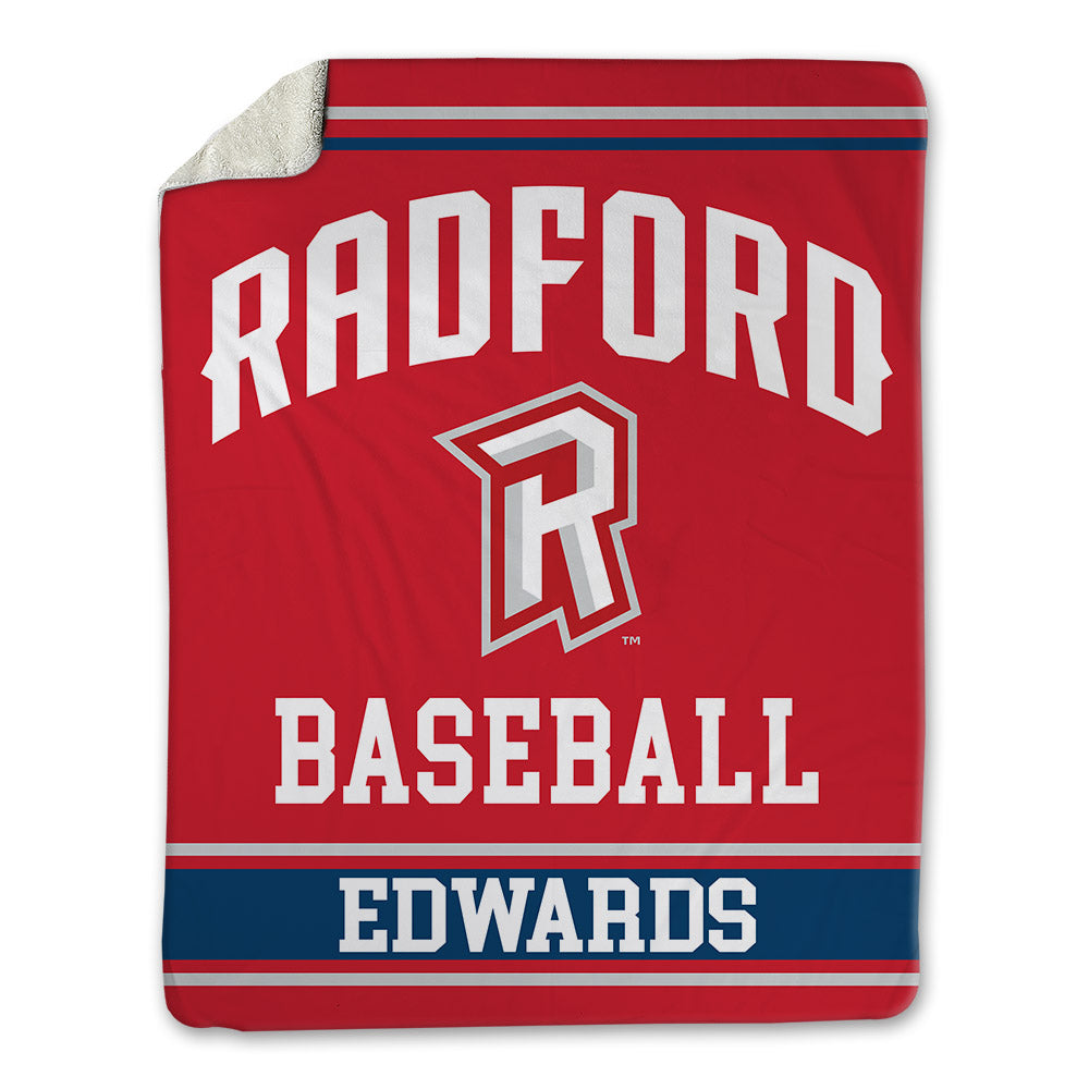 Radford - NCAA Baseball : Lucas Edwards - Blanket-0