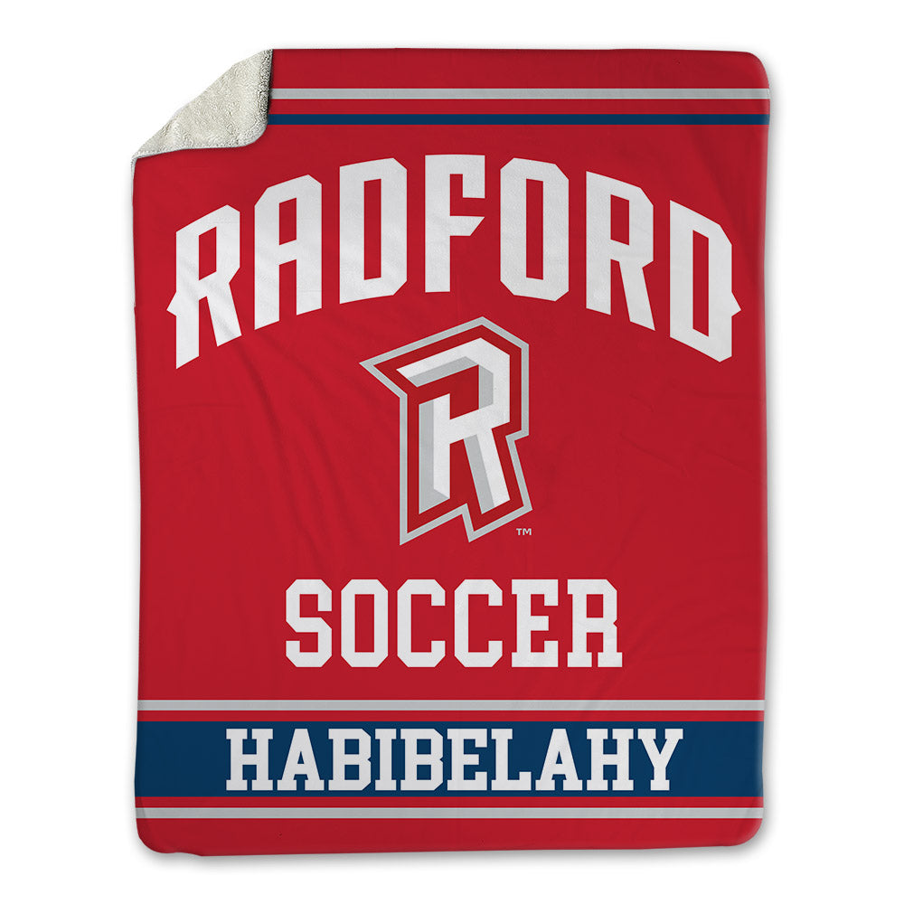 Radford - NCAA Men's Soccer : Kevin Habibelahy - Blanket-0