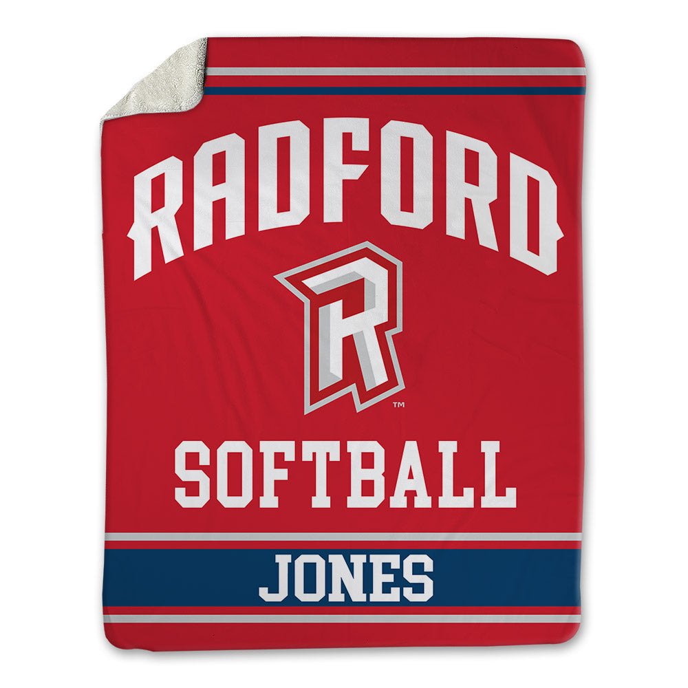 Radford - NCAA Softball : Natalie Jones - Blanket-0
