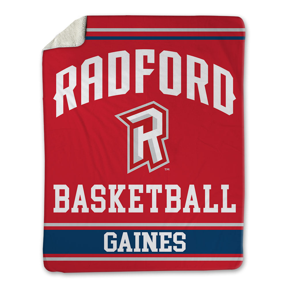Radford - NCAA Men's Basketball : Isaiah Gaines - Blanket-0
