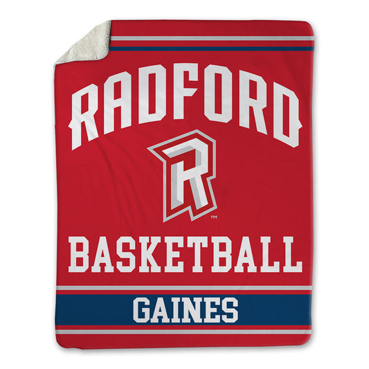 Radford - NCAA Men's Basketball : Isaiah Gaines - Blanket-0