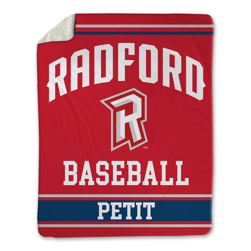 Radford - NCAA Baseball : Nick Petit - Blanket-0