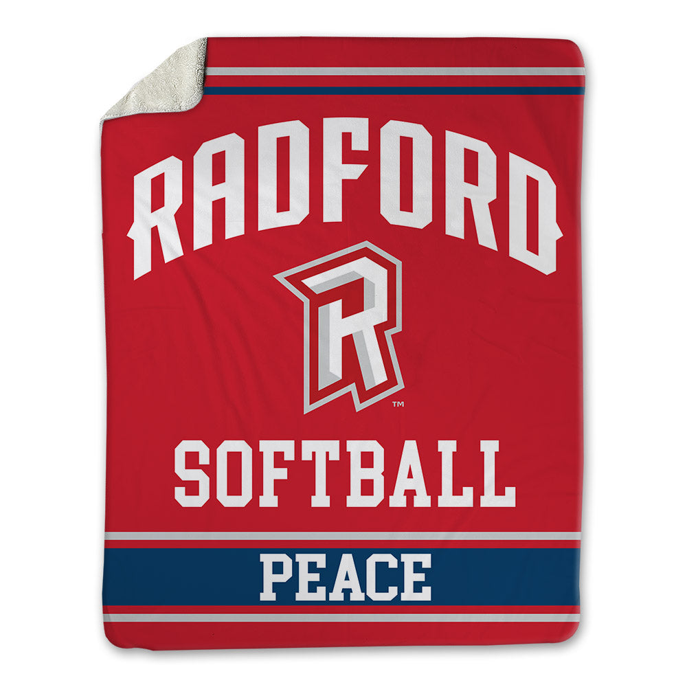 Radford - NCAA Softball : Abby Peace - Blanket-0
