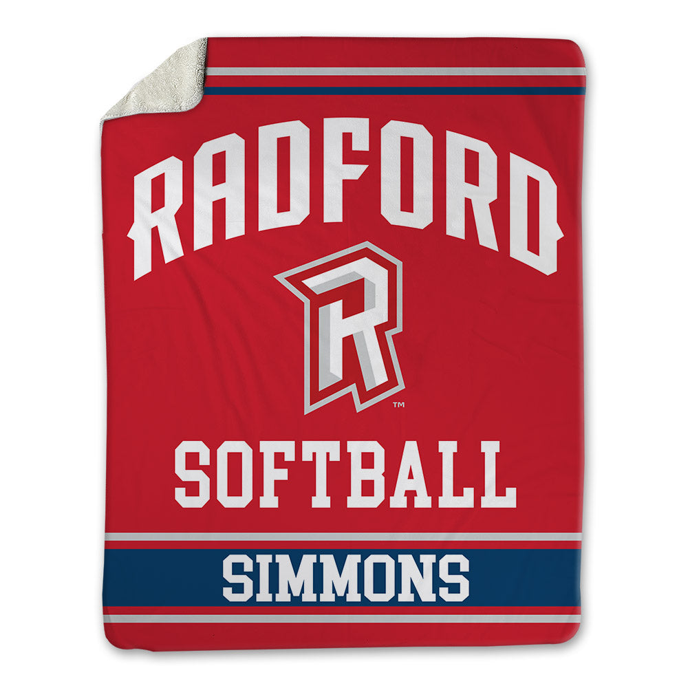 Radford - NCAA Softball : Peyton Simmons - Blanket-0