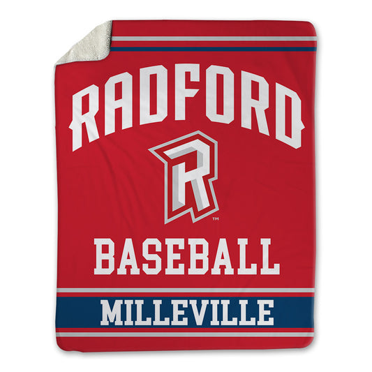 Radford - NCAA Baseball : Joshua Milleville - Blanket-0