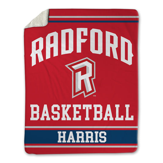 Radford - NCAA Men's Basketball : Truth Harris - Blanket-0