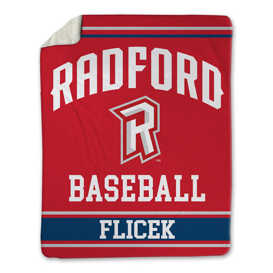 Radford - NCAA Baseball : Jacob Flicek - Blanket-0