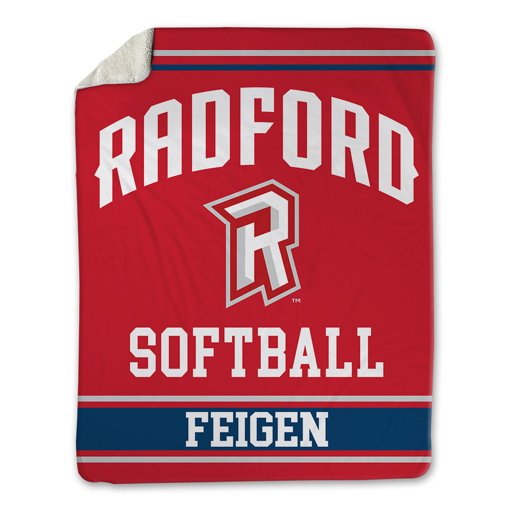 Radford - NCAA Softball : Kelley Feigen - Blanket-0