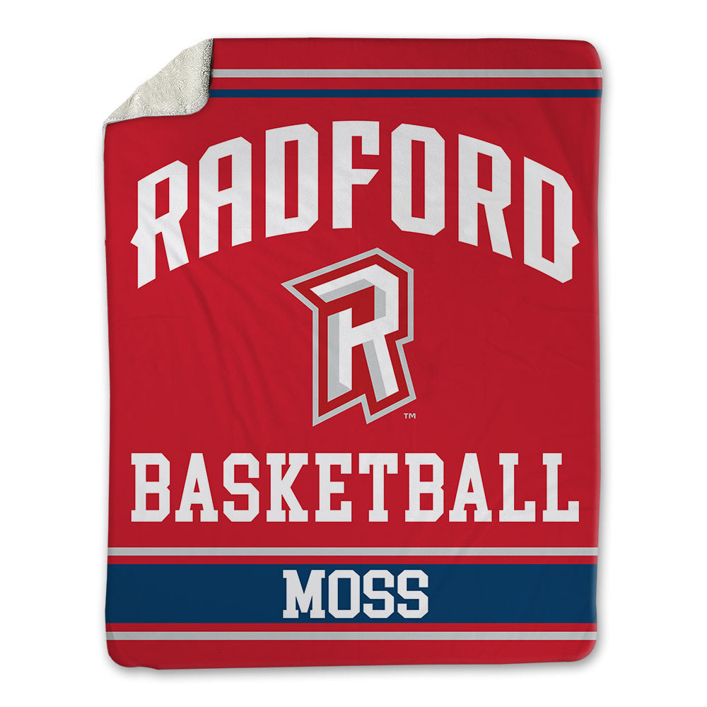 Radford - NCAA Men's Basketball : Jarvis Moss - Blanket-0