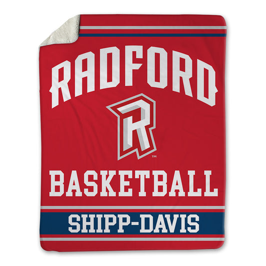 Radford - NCAA Women's Basketball : Adriana Shipp-Davis - Blanket-0