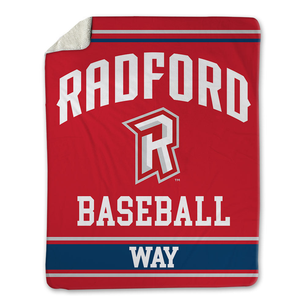 Radford - NCAA Baseball : Trey Way - Blanket-0