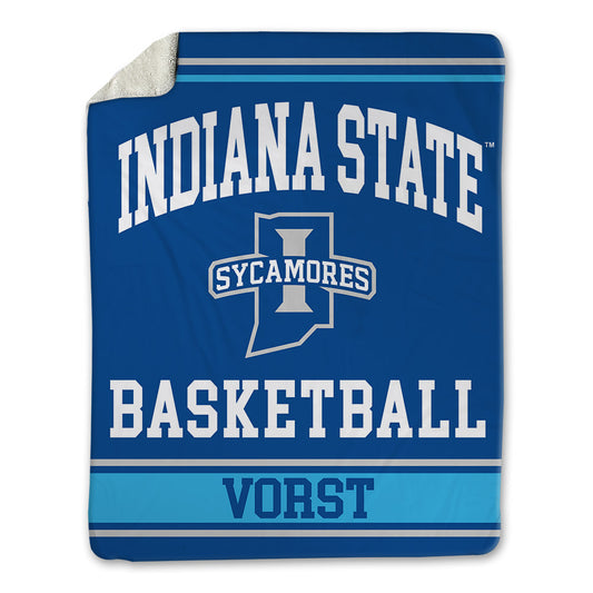 Indiana State - NCAA Men's Basketball : Derek Vorst - Blanket-0